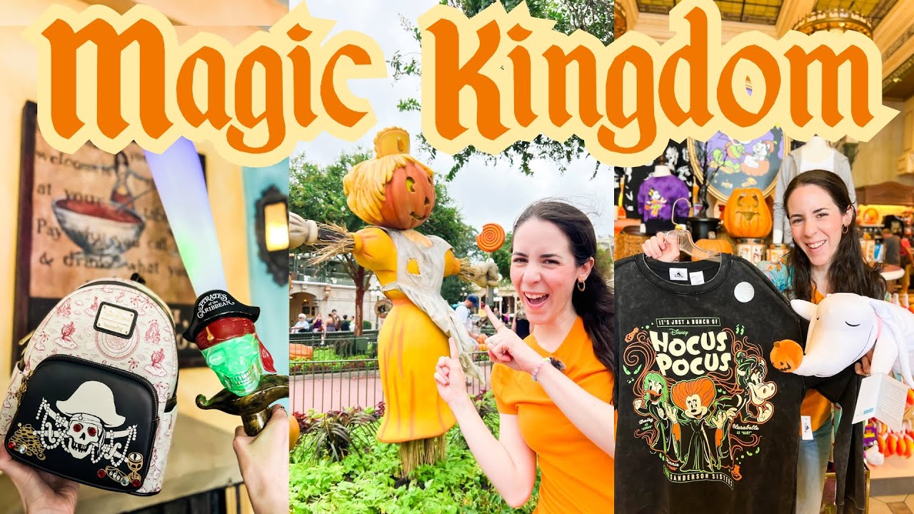 Disney's MAGIC KINGDOM New Merch Update! August 2024 | Halloween Decor is Up! | Walt Disney World