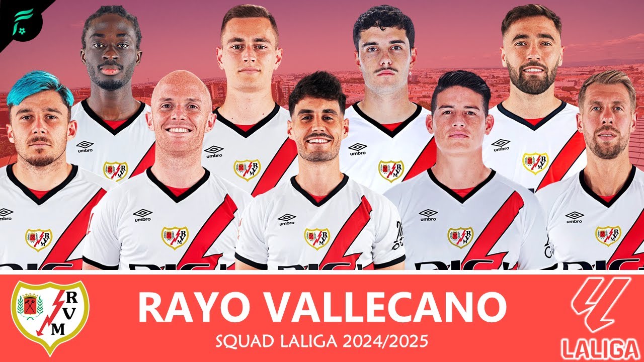 RAYO VALLECANO 🔴⚪️ SQUAD for Laliga Season 2024/2025 with Transfer Update [Official]
