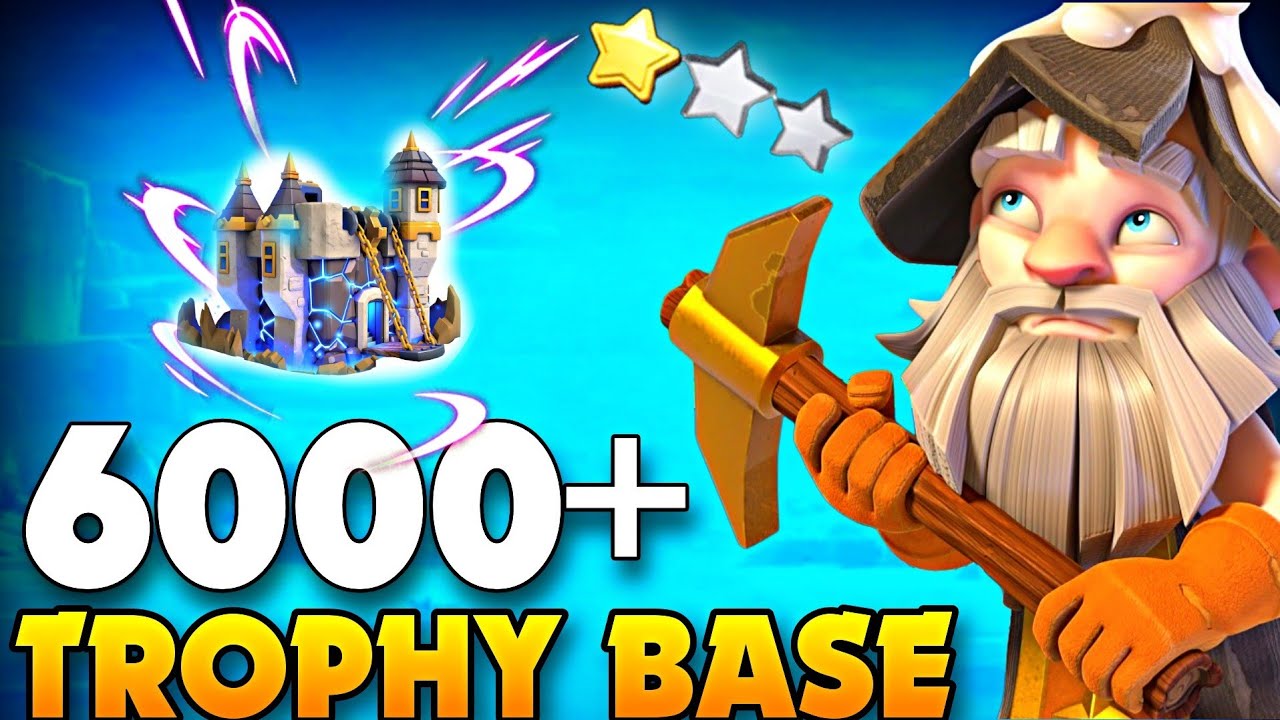 6000+ trophy Push base Link with Perfect Traps| th18 Anti 3 Star New Base Link 2026