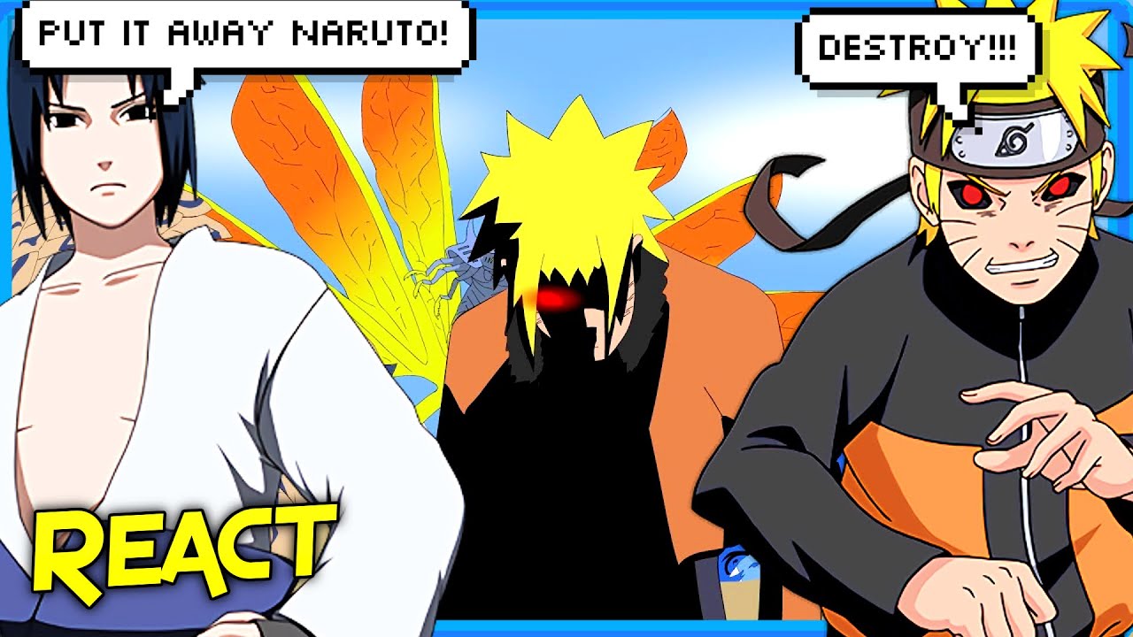 NARUTO IS GETTING CRAZY!! | Naruto and Sasuke React to If Naruto Went Evil Part 6 @iBIJanime
