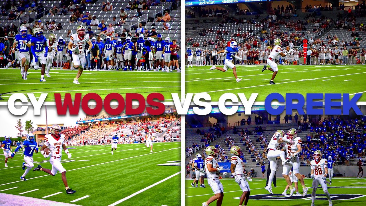 TXHSFB 6A Cy Woods vs Cy Creek