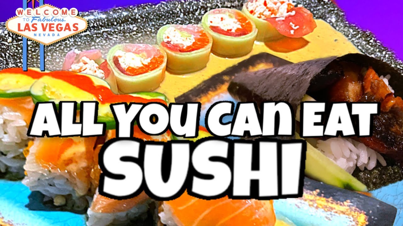 All You Can Eat SUSHI BUFFET! Umiya Sushi Las Vegas