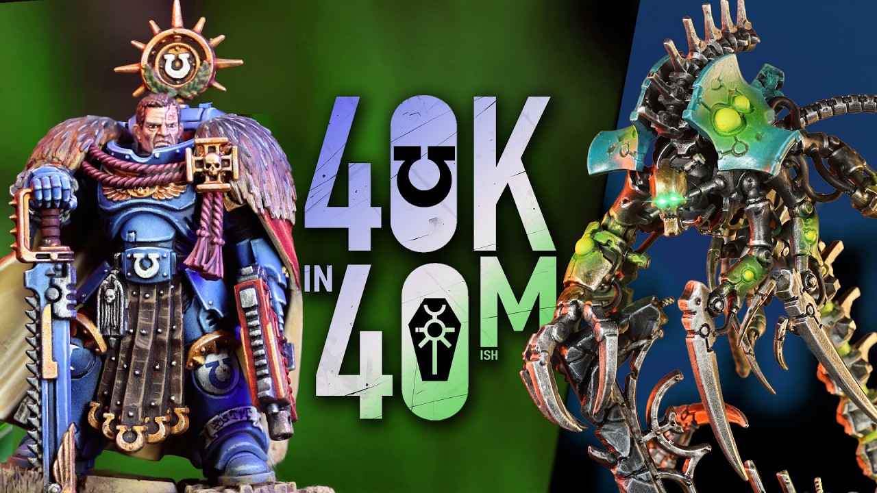 The Fight for the 500 worlds Continues! - Necrons v Ultramarines 40k in 40m Warhammer battle
