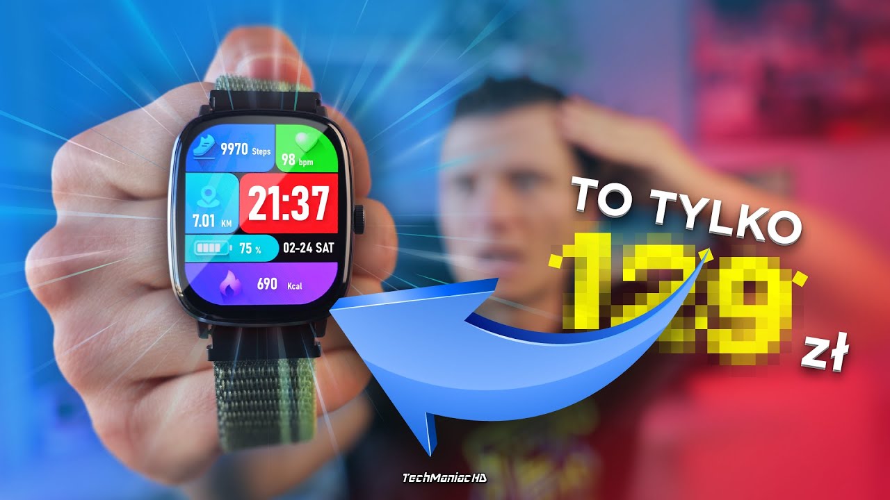 Nowy Kr&oacute;l Budżetowych Smartwatchy? 🥇🤗 Test i Opinia Haylou RS5