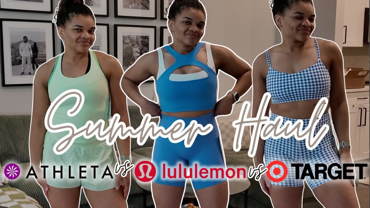 Summer Activewear Haul! Ft. Lululemon, Athleta, Target, & CRZ Yoga