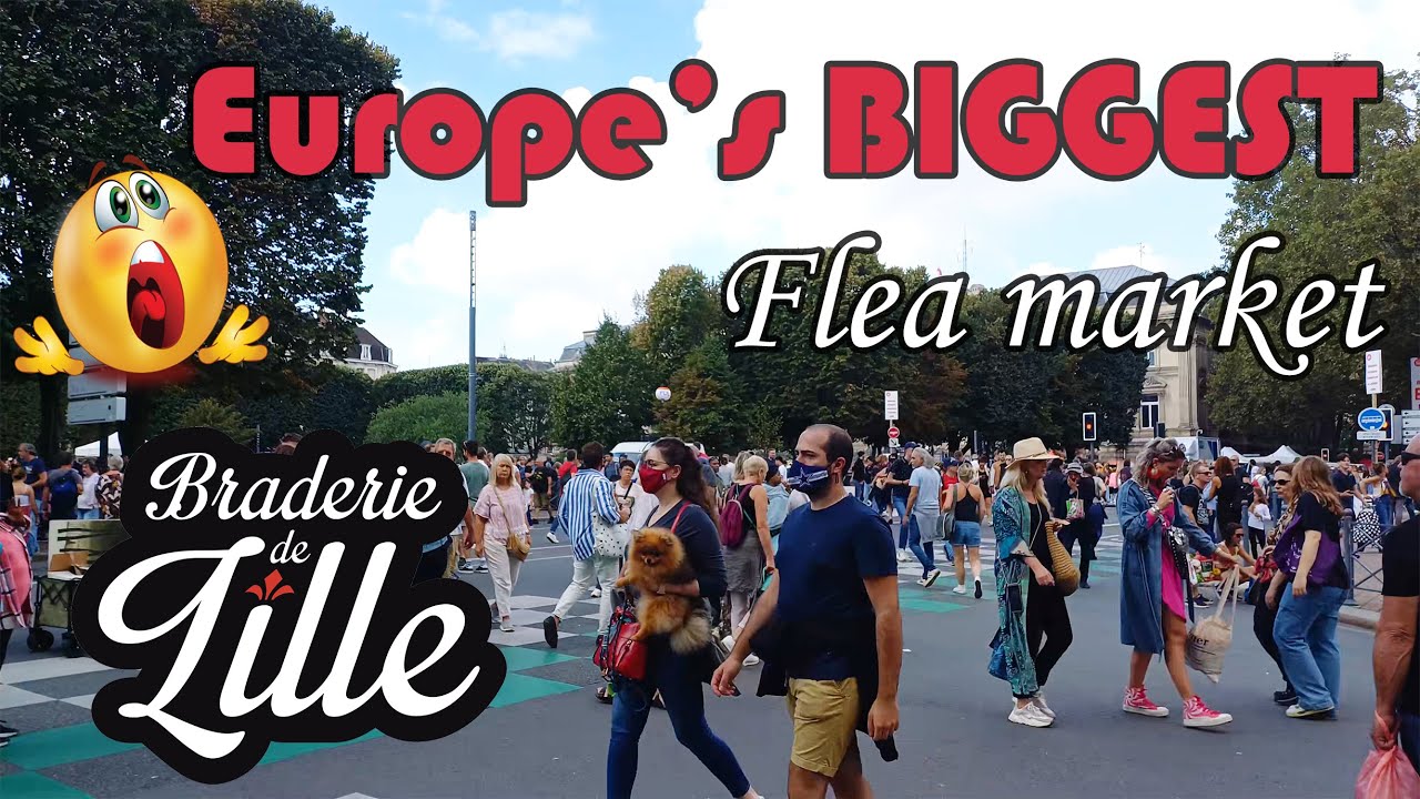 2 million visitors😱| EUROPE'S BIGGEST FLEA MARKET | Braderie de Lille 🇫🇷 | SHOP WITH ME!