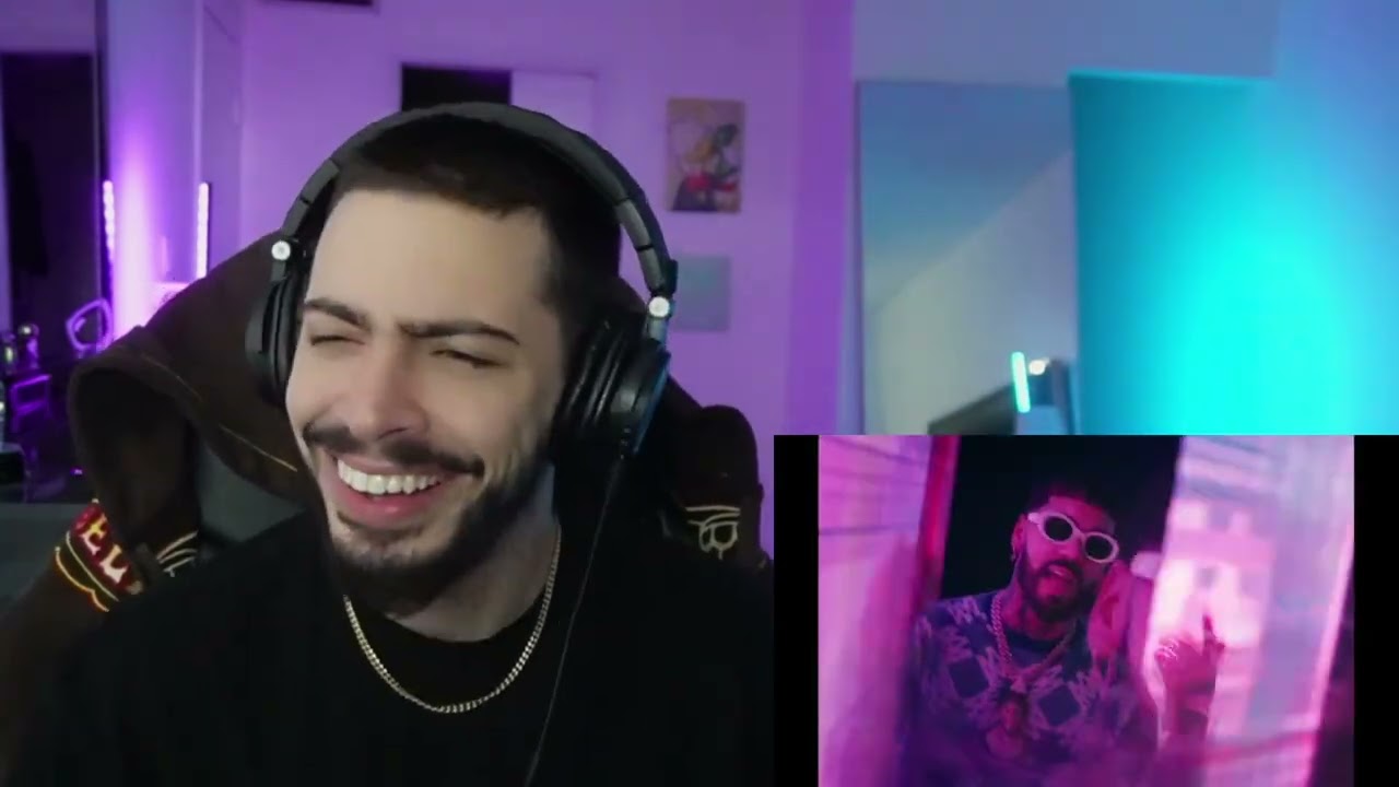 RITZY REACCIONA  A Luar La L x Anuel AA - BADDIE (Official Video)