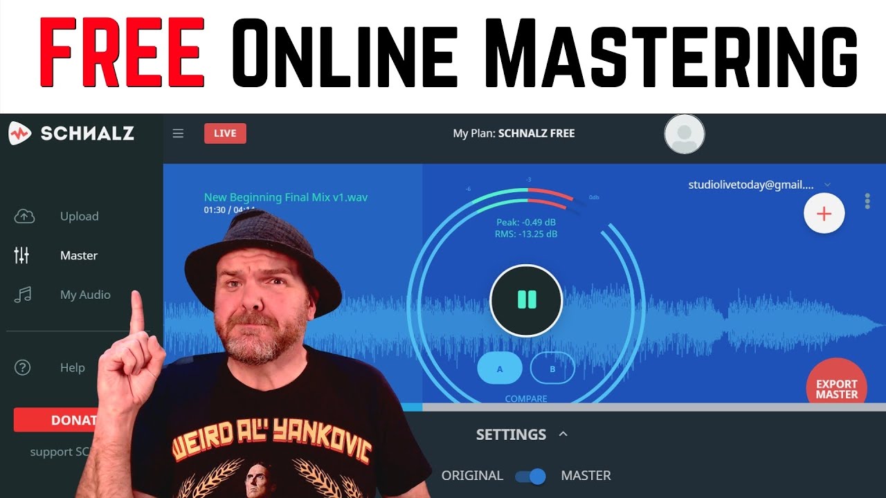 How to MASTER you songs online for FREE (no longer working)