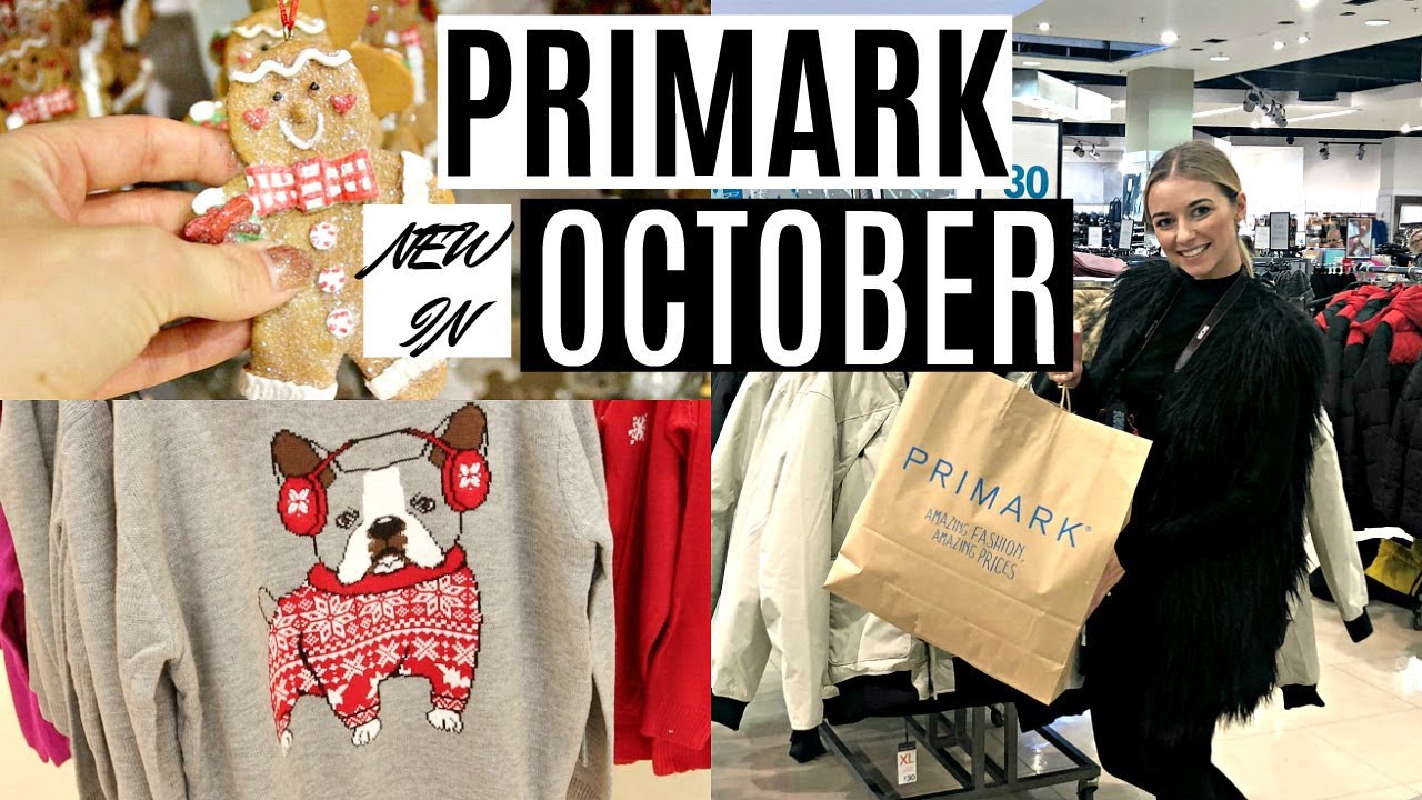 NEW IN PRIMARK OCTOBER 2018! / CHRISTMAS/HALLOWEEN COLLECTIONS!