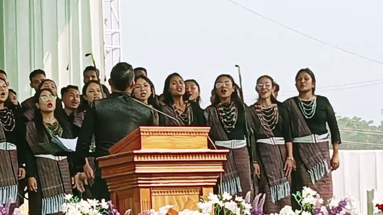 @HTC Choir presented beautiful song on Sunday worship service of ABDK Soba, Moamari #£