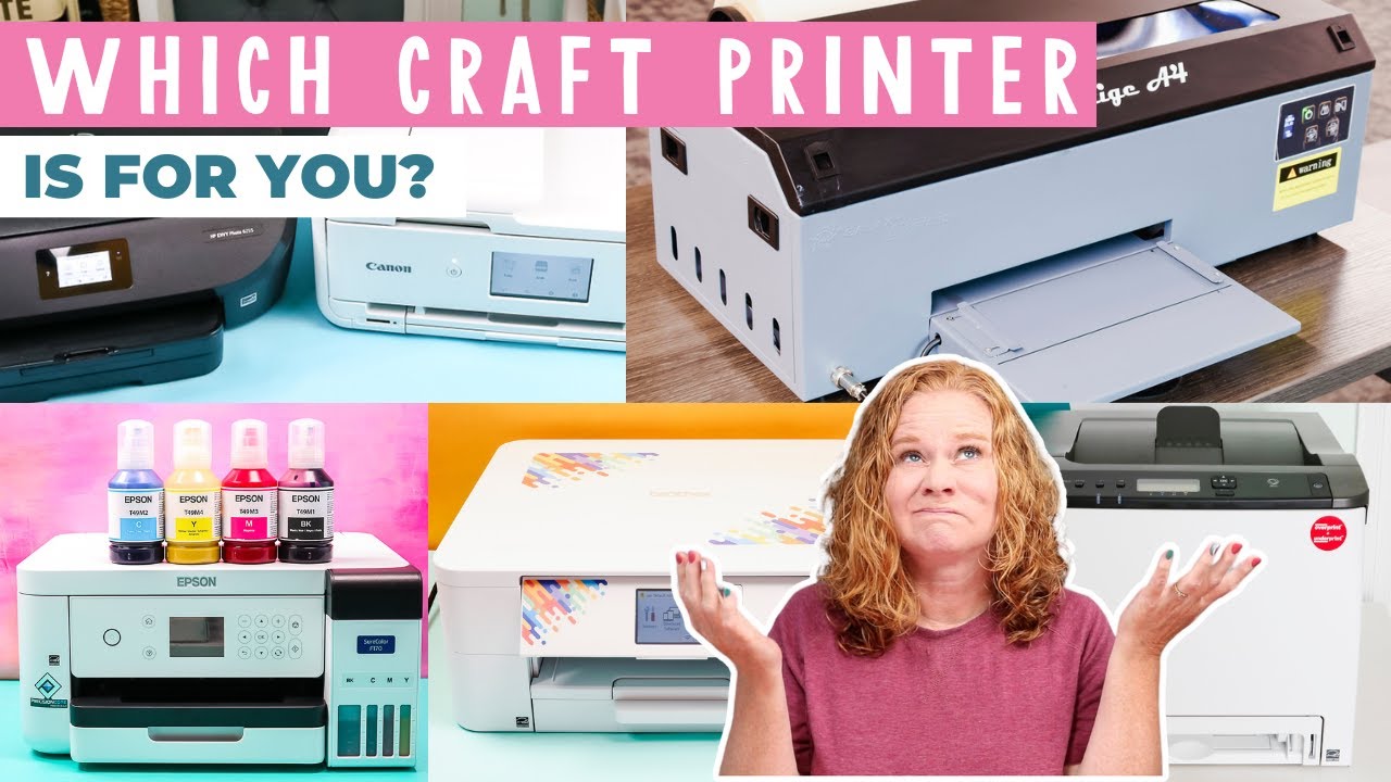 Which Craft Printer is For You? Sublimation? DTF? White Toner? UV?