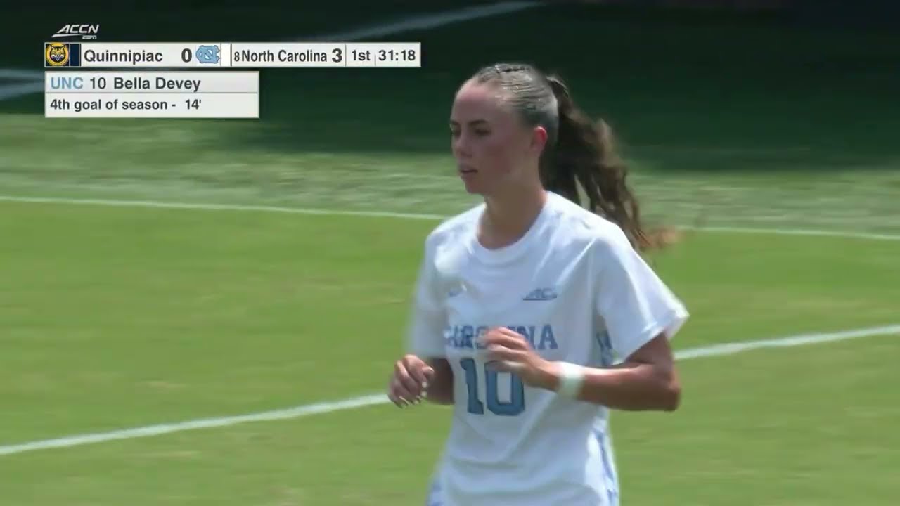 Quinnipiac vs. North Carolina Full Match Replay | 2026 ACC Women's Soccer