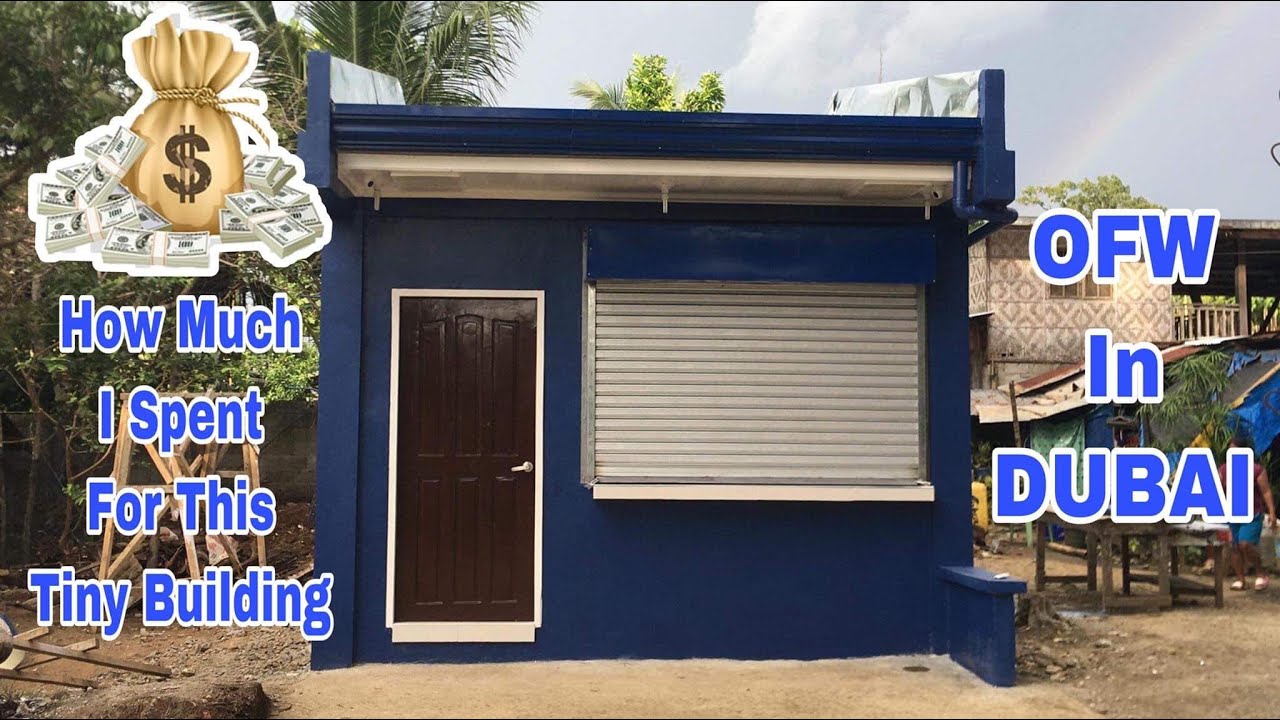 How much I spent for this tiny building || tips for water refilling business