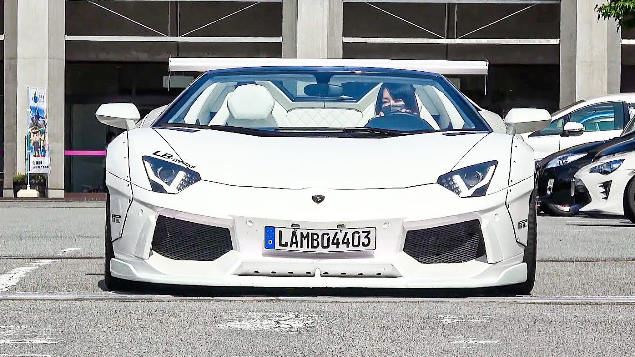 【女性のランボルギーニオーナー‼️カックイイ✨搬出動画】Female Lamborghini owner 甲府オートサロン ウルトラモーターフェスティバル UMF