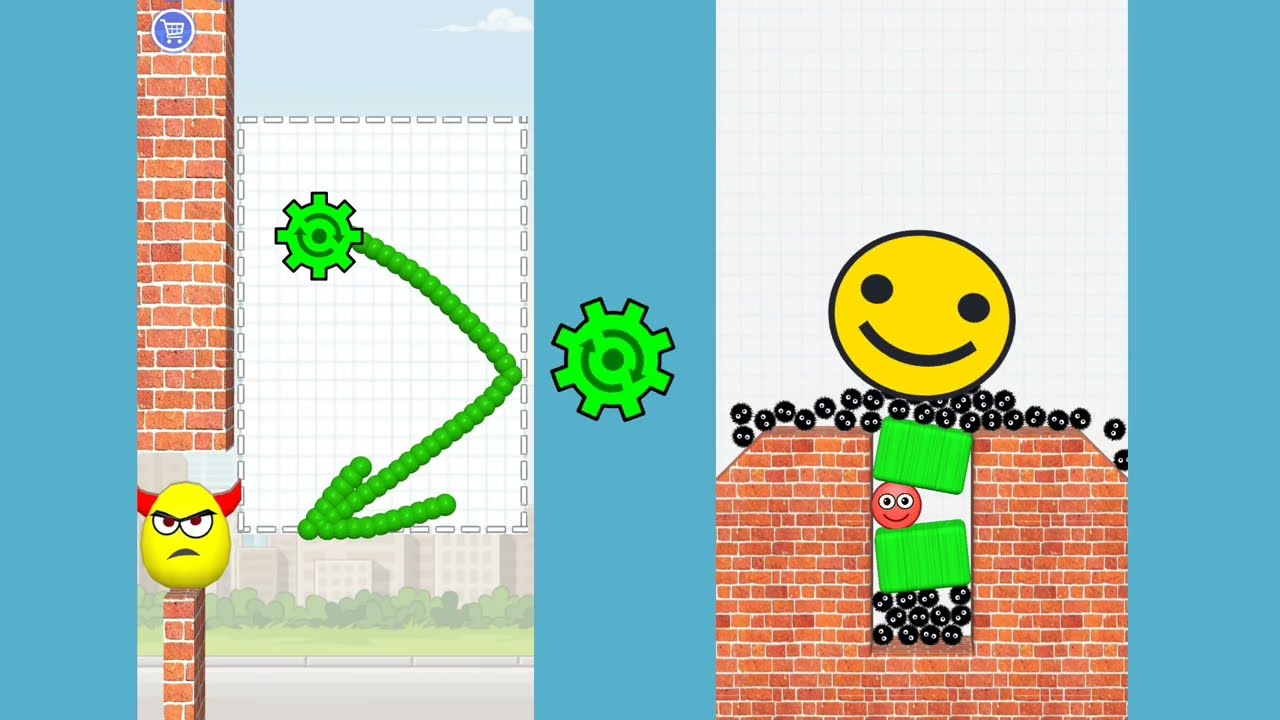 Draw To Smash VS Hide Ball Logic puzzle Game / Level 6289 - 6300 Game / ASMR Gameplay / Rescue Game