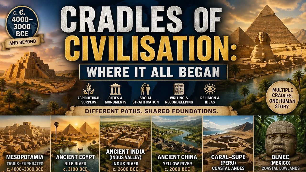 Cradles of Civilisation: How the First Civilisations Began (4000&ndash;3000 BCE