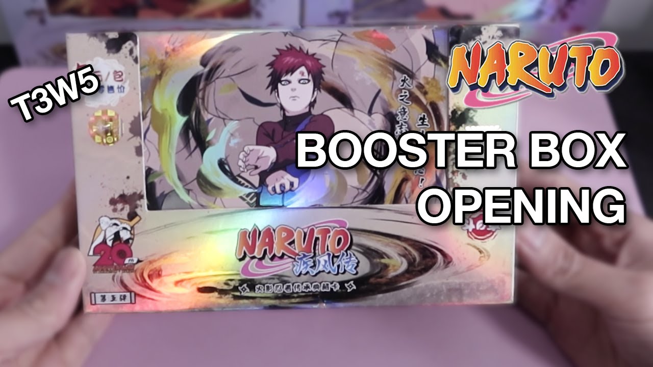 STACKED! Naruto Kayou Tier 3 Wave 5 Gaara Booster Box Opening