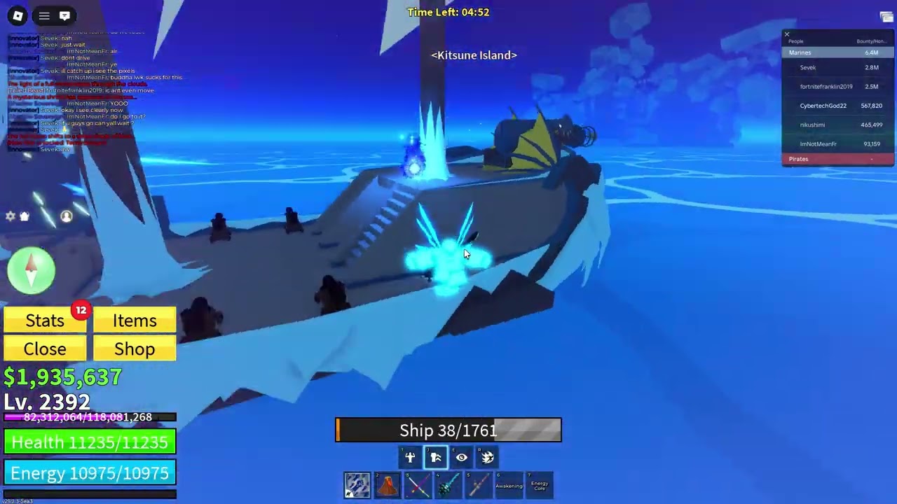 CRAZY BLOXFRUITS SEA