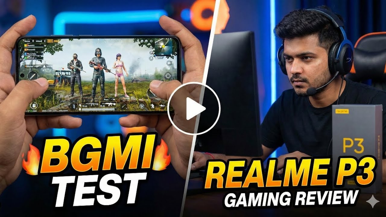 REALME P3 BGMI GAMING TEST l 