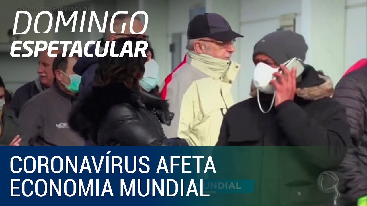 Propagação do coronavírus afeta economia mundial