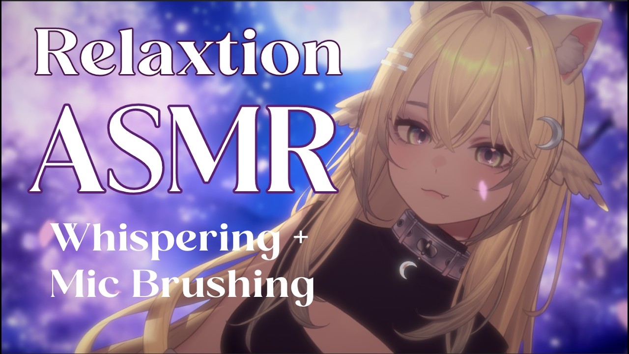 [ASMR] ⏾⋆.˚gentle whispering + brushing + tapping + water ⏾⋆.˚