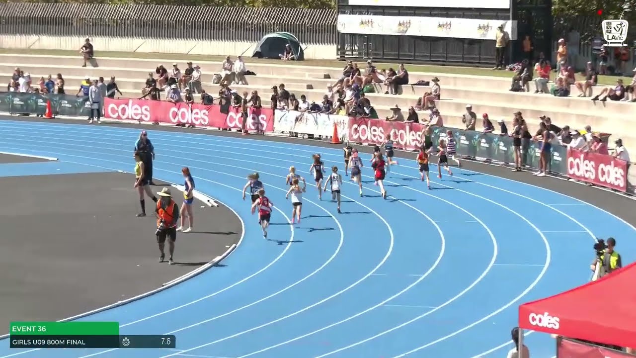 Girls U9 800m Final: 2022/23 State Track and Field Championships