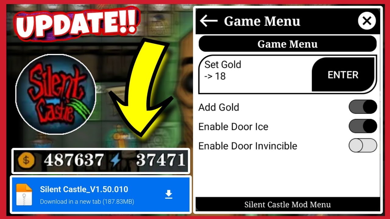 NEW Update Silent Castle Mod Menu v1.50.010 Latest On Android | Silent Castle Mod Apk 2025