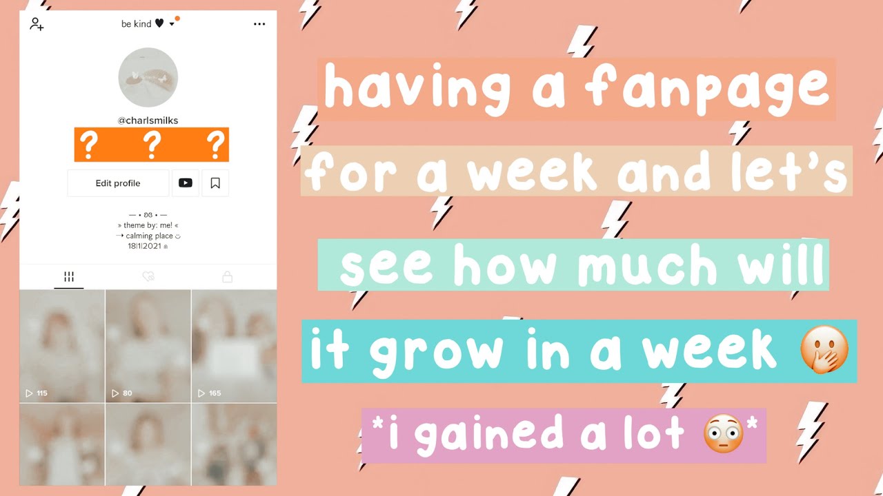 HAVING A FANPAGE FOR A WEEK TO SEE HOW MUCH WILL I GROW 😳 *gone viral* 📱🔥