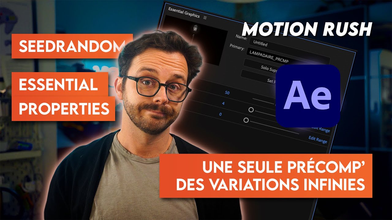 Utiliser les Essential Properties pour varier une animation dans After Effects // [MotionRush ep29]