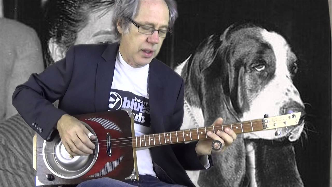 My new Dog Bowl resonator from Rock Hill Cigar Box Guitars