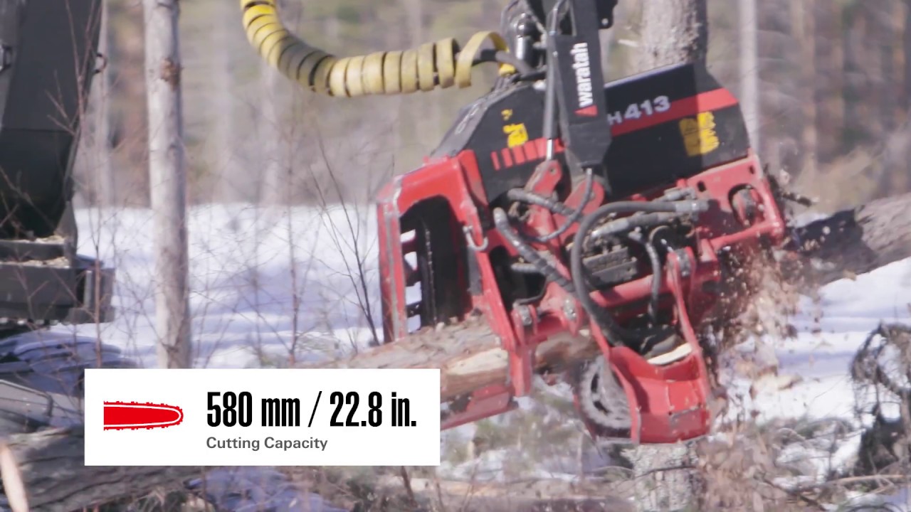 Waratah H413 Harvester Head - Built to Work