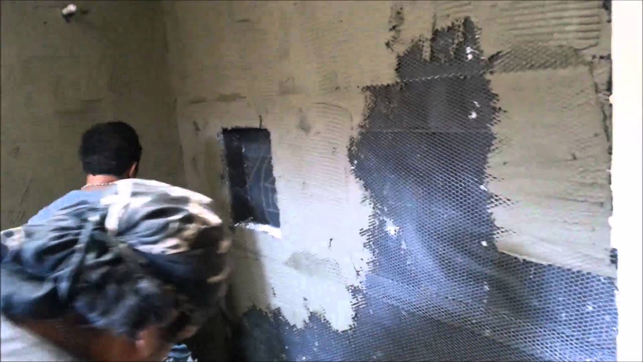 How are shower walls 