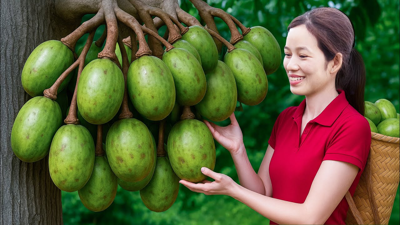 Harvest Giant Tropical Ambarella | How the World&rsquo;s Most Sour Fruit Gets Sold at the Village Market