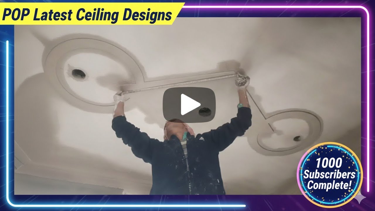 6×6 Hall Pop 🏡 Home Celling Design 2026 #trending #funny #comedy #video 