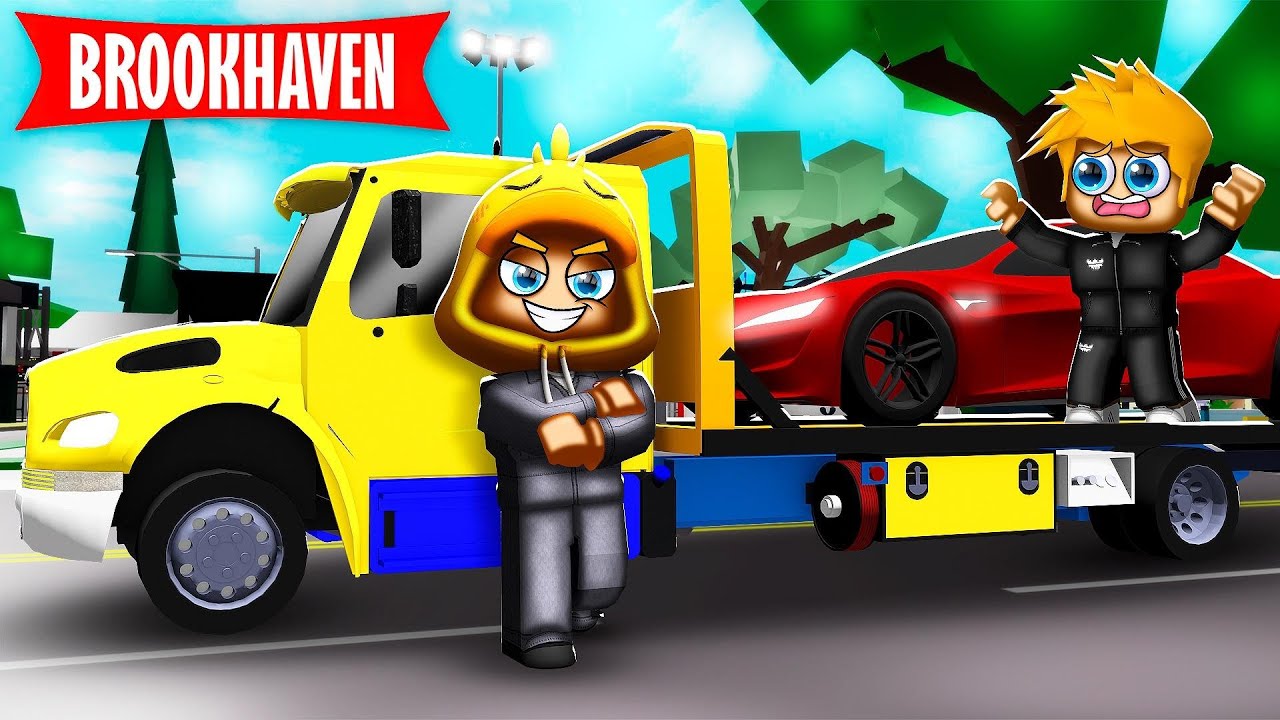 Ik Werk Als WEGENWACHT In Brookhaven! (Roblox)