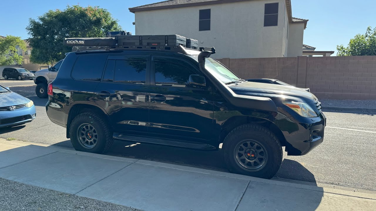 Snorkel Install LX570 2009