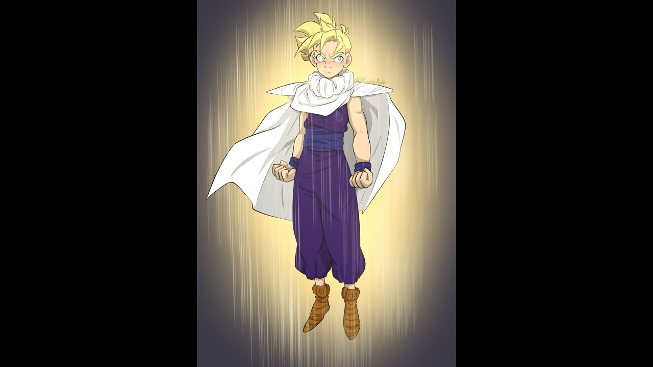 Super Saiyan Gohan Speed Paint