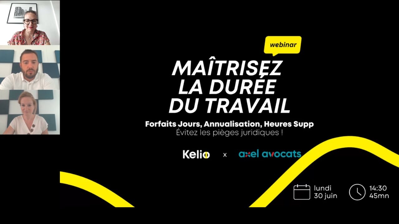 Webinar | Maîtrisez la durée du travail