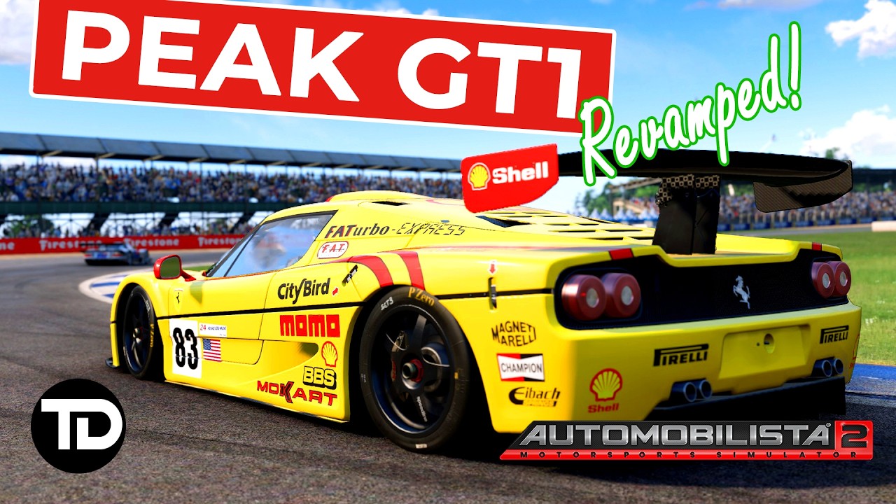 Лучший мод GT 1 для Automobilista 2 стал ещё лучше
