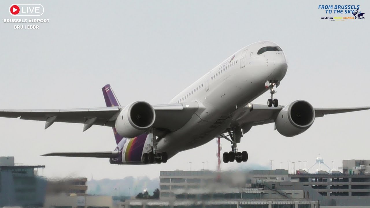 LIVE from Brussels Airport | BRU Plane Spotting