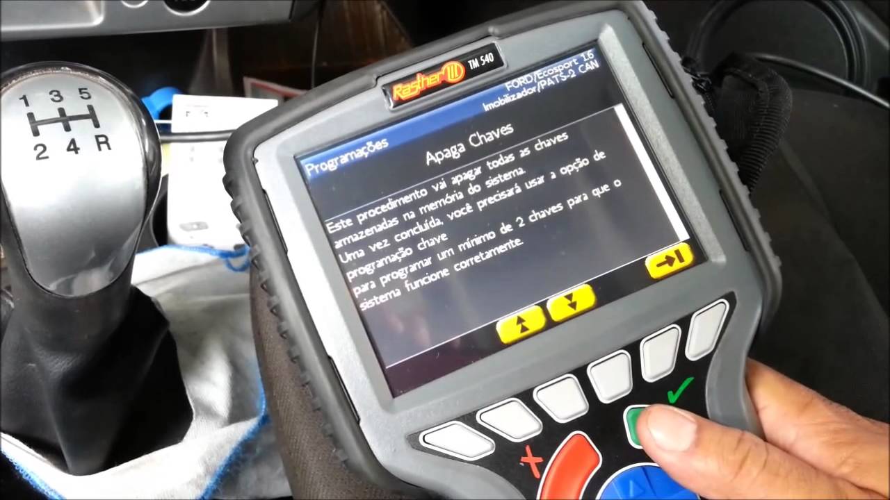 Programaçao da chave ecosport Rasther 3