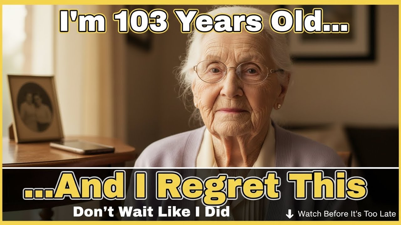 I’m 103 Years Old… And This One Thing Haunts Me Forever”  #lifeadvice #lifelessons #over60