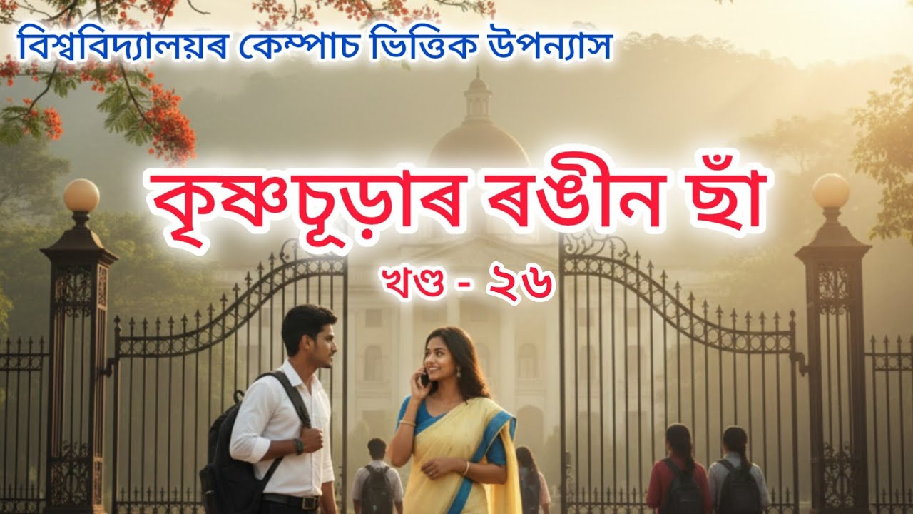 কৃষ্ণচূড়াৰ ৰঙীন ছাঁ || Krishna-Churar Rangin Saa Part - 26 | Assamese Novel | University Life Novel