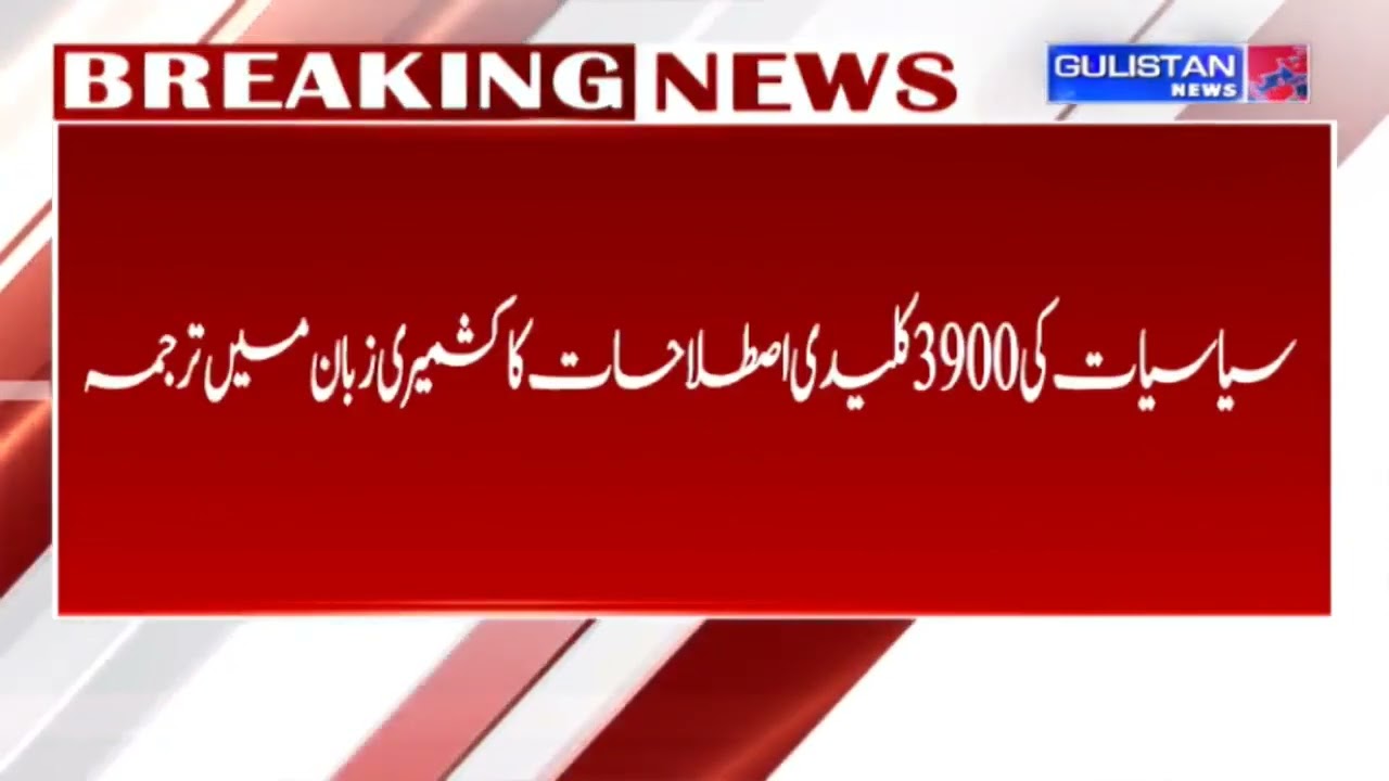 3900 Key Political Science terms Translated in Kashmiri Language