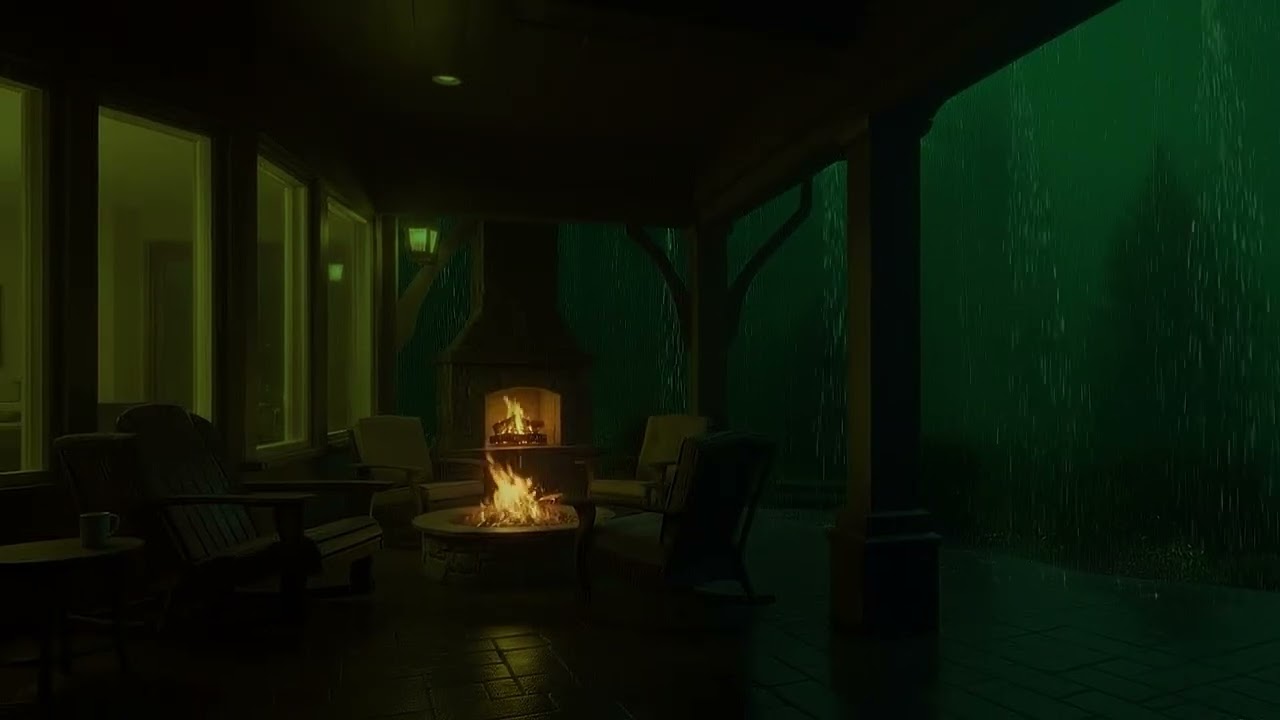 Powerful Thunderstorm and Gentle Rain 🌩️ Perfect Sounds for Sleep, Study, and Deep Relaxation