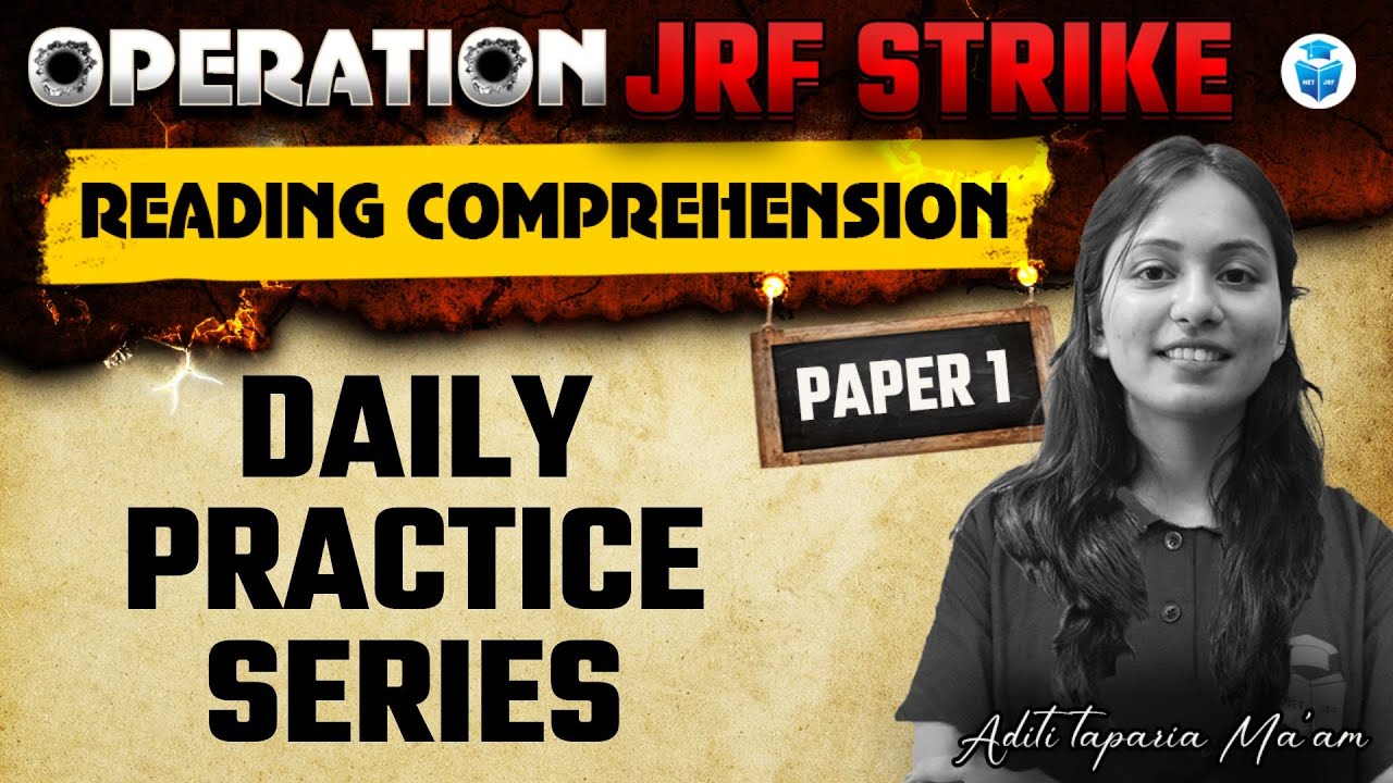 UGC NET Paper 1 Reading Comprehension | Paper 1 UGC NET RC Practice Questions | Aditi Taparia