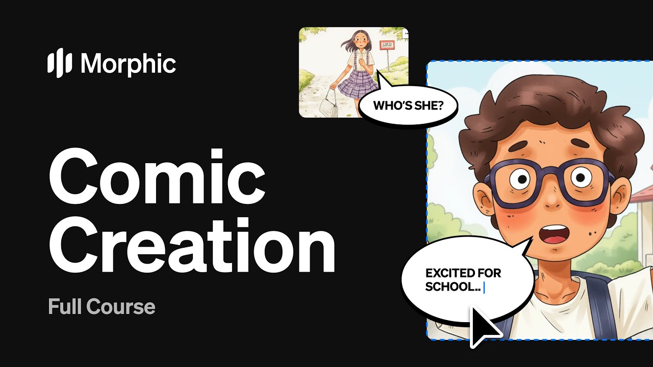 How to create a Comic on Morphic Studio | Full Course
