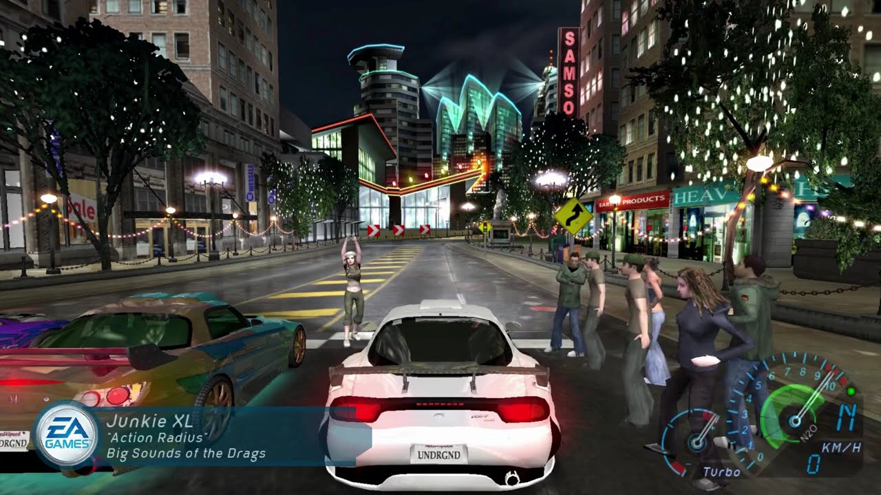 NFS Underground - Mazda Rx7 Gameplay w/ Manual Transmission