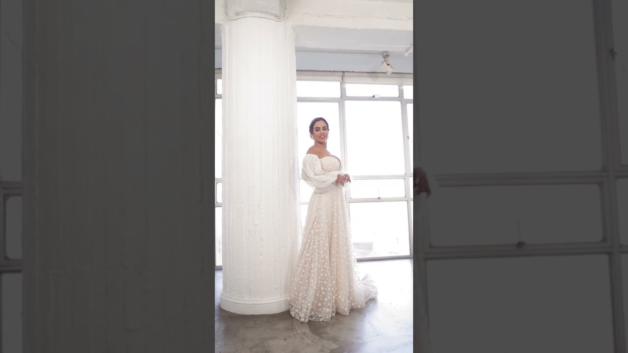 Ethel Pozo y su glamuroso vestido de novias Pronovias Privee