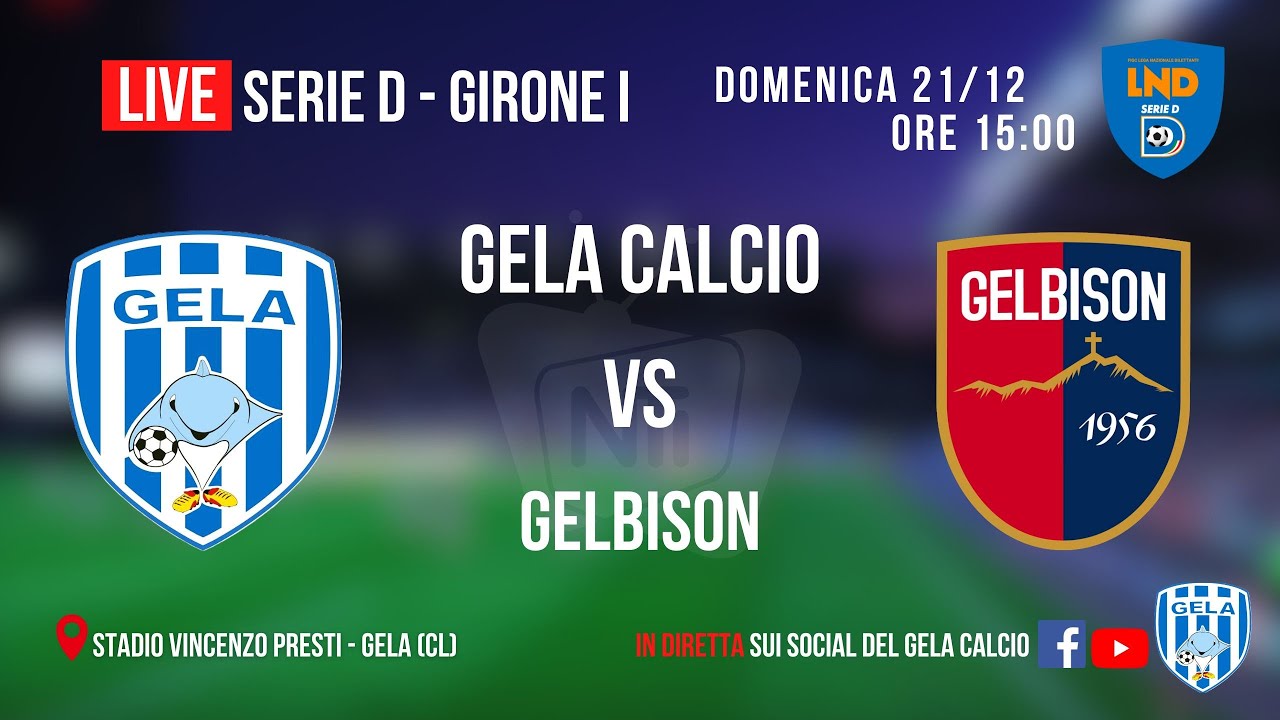 LIVE: GELA CALCIO vs GELBISON